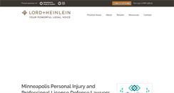 Desktop Screenshot of mnlordlaw.com